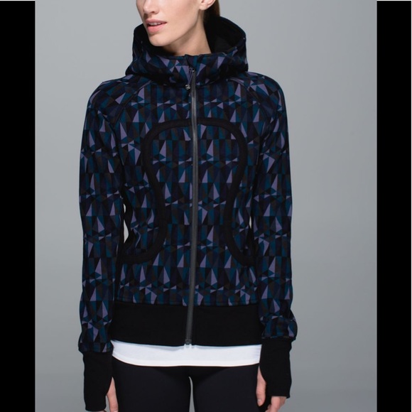 💕LULULEMON SCUBA HOODIE/JACKET-STAINED GLASS-8💕 - Picture 4 of 13